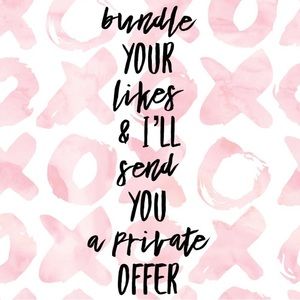 I love bundles! I’ll send offers on all bundles!